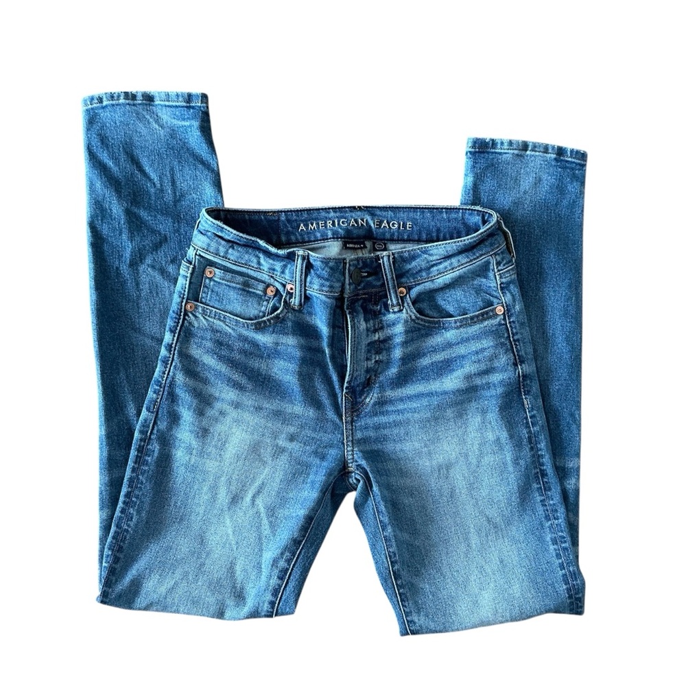 AE 24/7 Athletic Skinny Jean 28 x 32 Men Blue